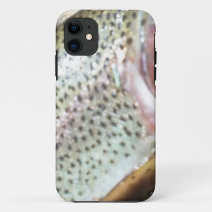 Rainbow trout skin cell phone iPhone 11 case