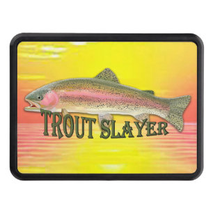 Rainbow Trout Slayer Sunset Hitch Cover