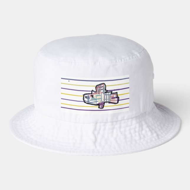 Rainbow trout summer  bucket hat (Front)