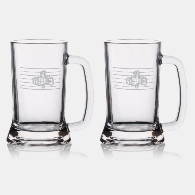 Rainbow trout summer  stein (Glassware)