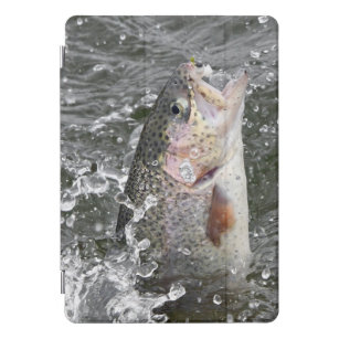 Rainbow Trout Takes The Bait iPad Pro Cover