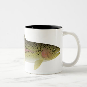 Rainbow Trout Two-Tone Coffee Mug