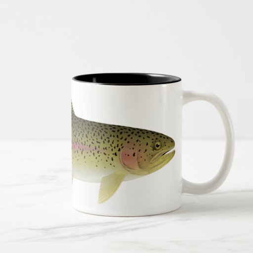 Rainbow Trout Two-Tone Coffee Mug | Zazzle