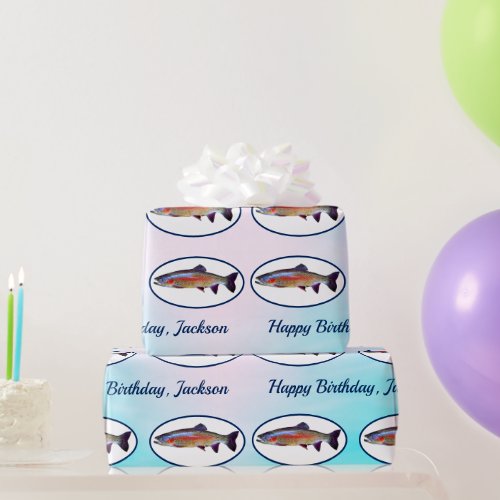 Rainbow Trout Wrapping Paper