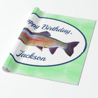 Rainbow Trout Wrapping Paper