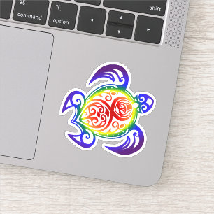 Rainbow Turtle Pride Sticker