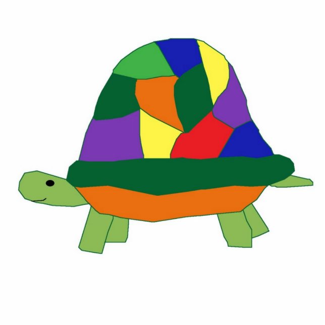 Rainbow Turtle sculpture (Front)