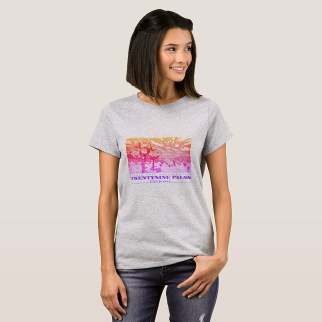 Rainbow Twentynine Palms Califorina T-Shirt (Front Full)