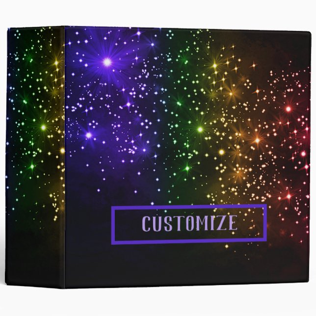 Rainbow Twilight Binder (Front/Spine)