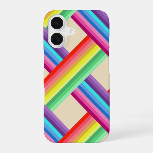 Rainbow Twist Iphone Case (Back)