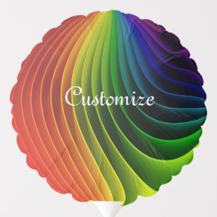 Rainbow Twist Party Balloon