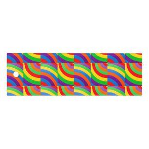 RAINBOW TYPE MODERN STYLE OPPOSITES PATTERNS RULER