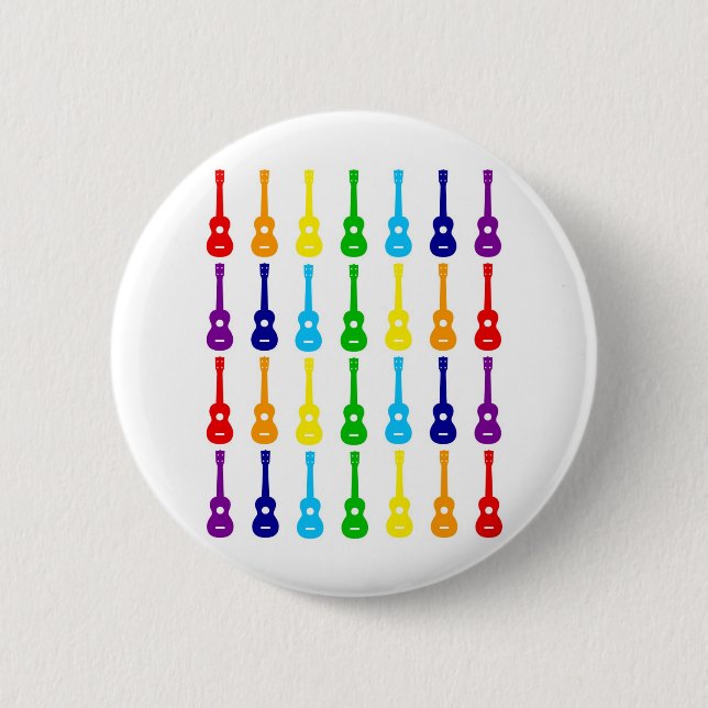 Rainbow Ukes Button (Front)