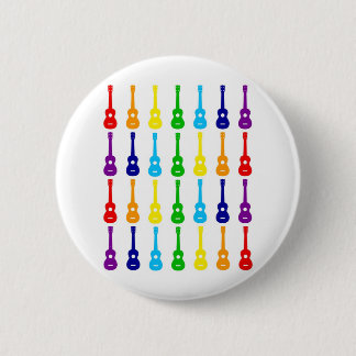 Rainbow Ukes Button