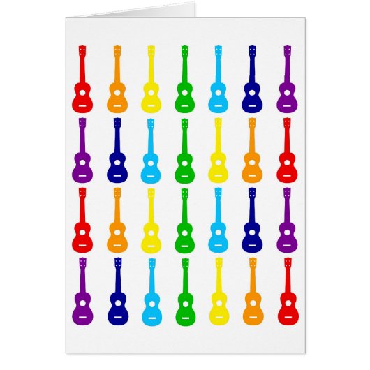 Rainbow Ukes Cards (Front)