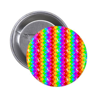 Rainbow Unicorn Buttons & Pins | Zazzle
