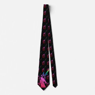 Rainbow Unicorn Cameo Emblem Tie
