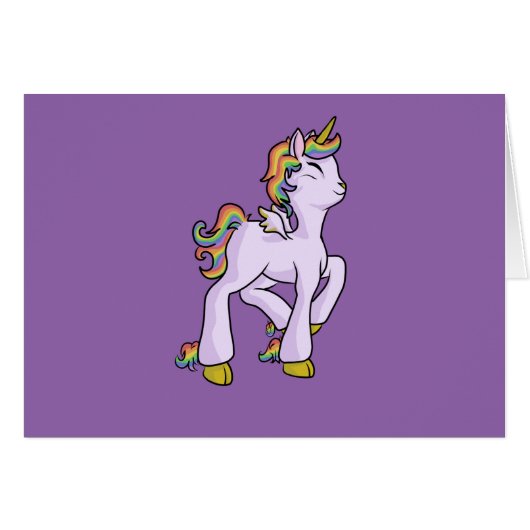 Rainbow Unicorn! Cards (Front Horizontal)