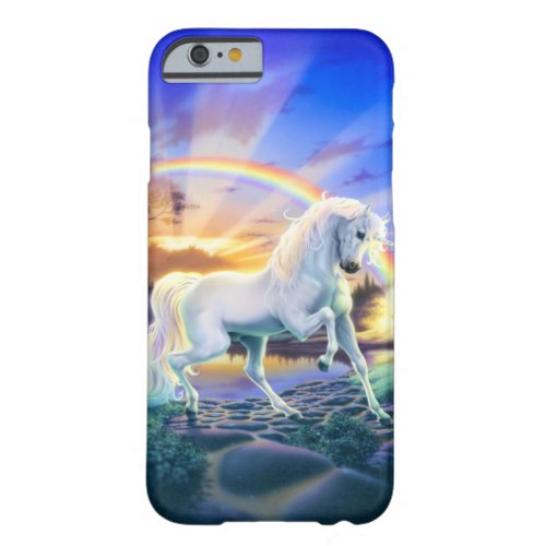 Rainbow Unicorn Barely There iPhone 6 Case