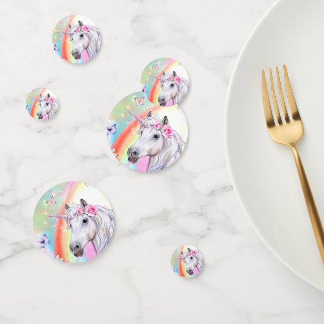 Rainbow Unicorn  Confetti (Group)