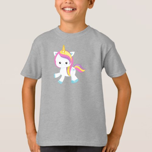 Rainbow Unicorn Cute Unicorn Star Magic Unicorn T_Shirt