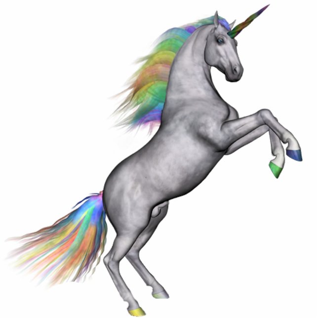 Rainbow Unicorn Cutout (Front)