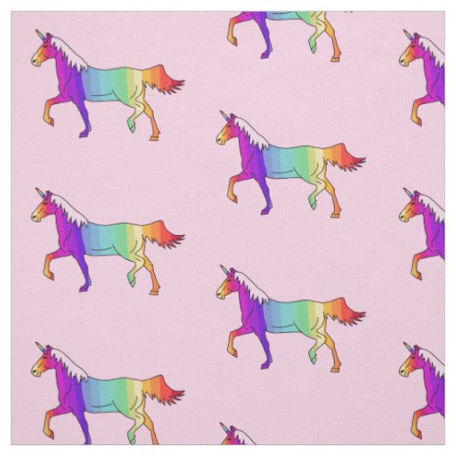 Rainbow Unicorn  / Fabric for Kids