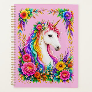 Rainbow Unicorn Fantasy Magical Notebook