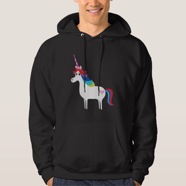Rainbow Unicorn Hoodie (Front)