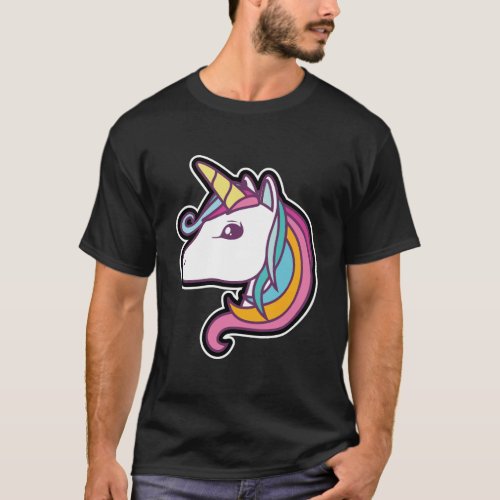 Rainbow Unicorn Hoodie T_Shirt