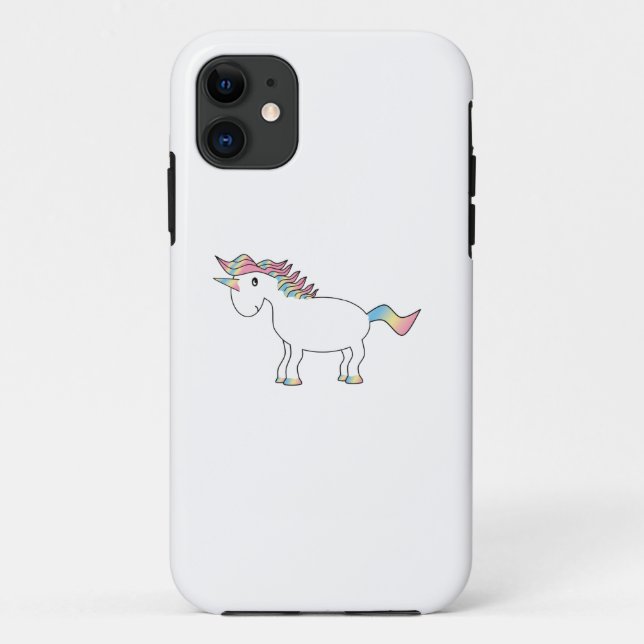 Rainbow unicorn iphone 5 case (Back)