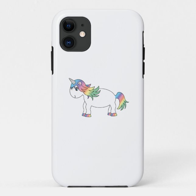 Rainbow unicorn iphone 5 case (Back)