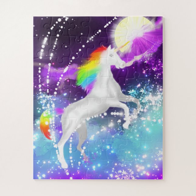 Rainbow Unicorn Jigsaw Puzzle (Vertical)