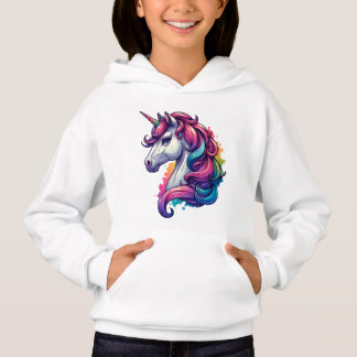 Rainbow Unicorn Kids Hoodie – Magical Comfort and 