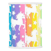 Rainbow Unicorn Lamp Shade (Back)