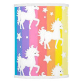 Rainbow Unicorn Lamp Shade (Front)