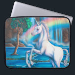 Rainbow Unicorn Lap Top Bag<br><div class="desc">Rainbow Unicorn artwork by Gail Gastfield.</div>