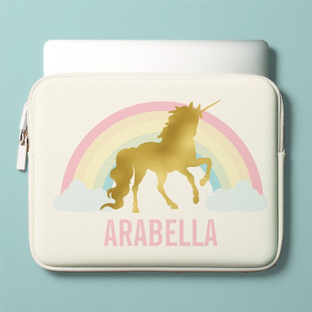 Rainbow Unicorn Laptop Sleeve (Creator Uploaded)