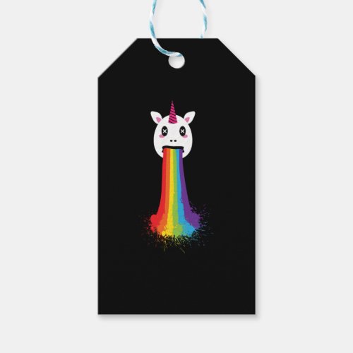 Rainbow Unicorn LGBT Gift Tags