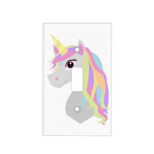 Rainbow Unicorn Light Switch Cover