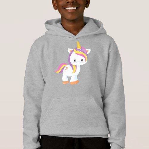 Rainbow Unicorn Magic Unicorn Cute Unicorn Star Hoodie