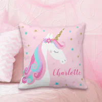 Unicorn accent clearance pillow