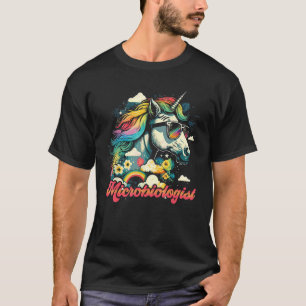 Rainbow Unicorn Microbiologist Microbiology T-Shirt