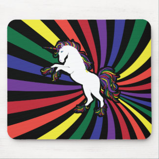 Rainbow Unicorn Mouse Pad