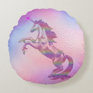 Rainbow Unicorn on Pastel