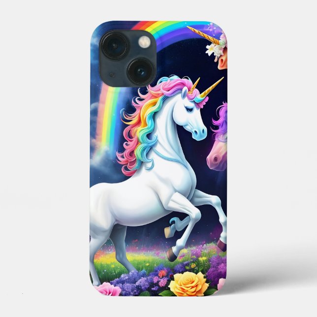 Rainbow Unicorn One Case-Mate iPhone Case (Back)