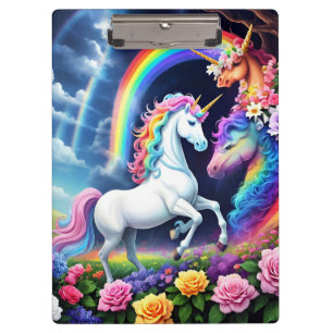 Rainbow Unicorn One Clipboard