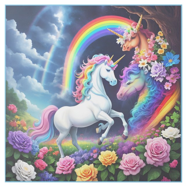 Rainbow Unicorn One Gallery Wrap (Front)