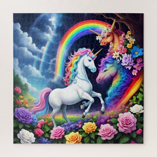 Rainbow Unicorn One Jigsaw Puzzle