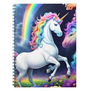 Rainbow Unicorn One Notebook